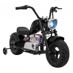 Elektrická motorka Chopper Warrior - čierna